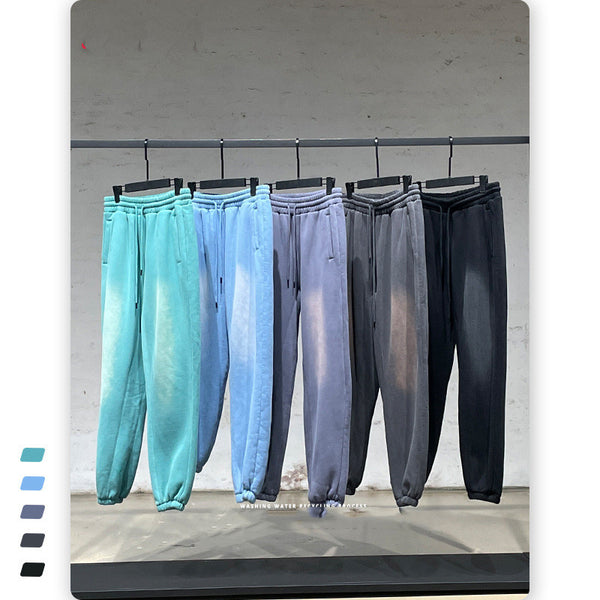 Pantalones de Sudadera Holgados Gruesos y Suave Terciopelo