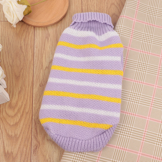 Suéter para Gato Multicolor con Cuello Solapa - Diseño Casual - Image 6