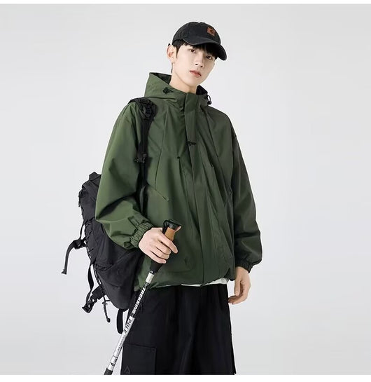 Chaqueta Casual Suelta para Hombre - Primavera Otoño Versátil - Image 9