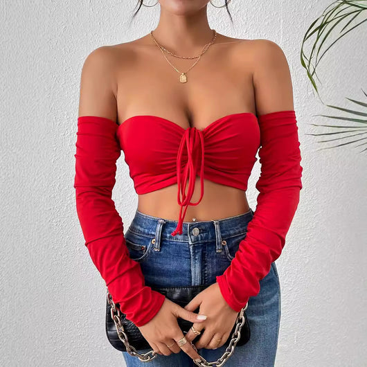 Chaleco Ajustable de Manga Larga con Cordón Cinturador - Estilo Urbano