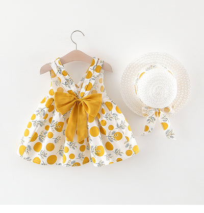 Conjunto de Falda y Blusa de Manga Corta para Niñas - Verano - Image 5