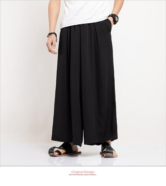 Pantalones Casuales Rectos Holgados Inspirados en Estilo Asiático - Image 16