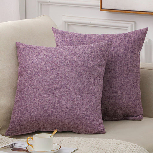 Almohada de Lino y Algodón para Sofá - Diseño Liso y Elegante - Image 9