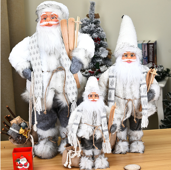 Adornos Navideños Papá Noel Modernos y Elegantes