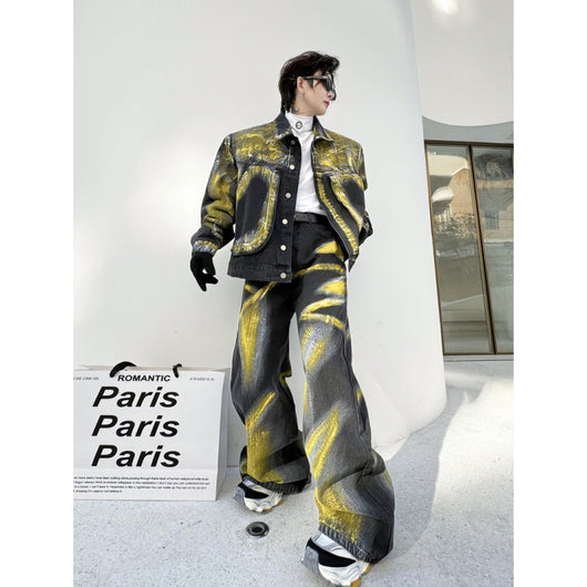 Chaqueta y Pantalón Denim Hombre Corte Relajado - Image 5
