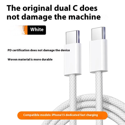 Cable USB-C de Carga Rápida Trenzado con Transferencia de Datos - Image 5
