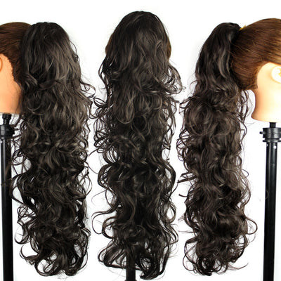 Extensión de Cabello Ondulado con Pinza - Coleta Postiza Fibra Sintética Premium - Image 8