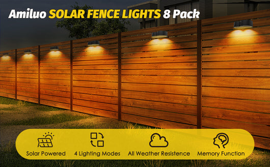 Lámpara Solar para Cerca y Decoración Exterior - Image 7