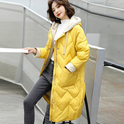 Chaqueta Suelta Cálida de Largo Medio para Mujer - Image 2