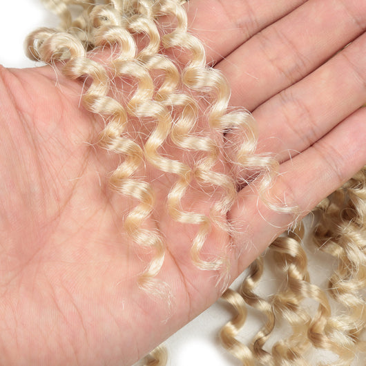 Peluca Ondas de Agua 18 Pulgadas - Cabello Crochet Degradado 44 Raíces - Image 3
