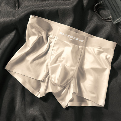Calzoncillos de Seda de Hielo Lujo Satinado para Hombre - Image 9