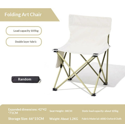 Juego de Mesa y Silla Plegable con Respaldo para Camping - Image 10