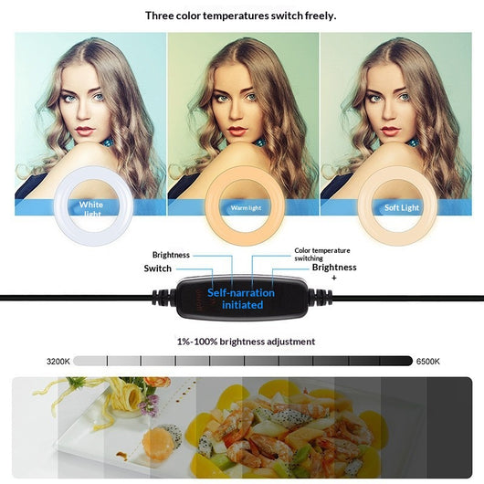Lámpara de Escritorio LED 26cm con Pinza Ajustable - Image 4