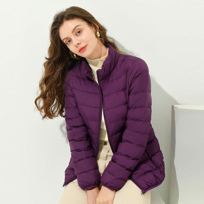 Chaqueta Acolchada Coreana de Cuello Alto para Mujer - Otoño e Invierno - Image 4