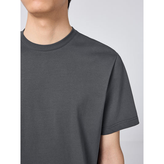 Playera Básica Cuello Redondo Color Sólido con Efecto Fresco - Image 2