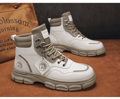 Botas Martin Altas Estilo Británico Casual para Hombre - Image 17