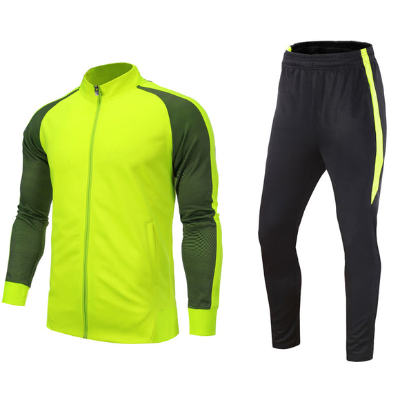 Saco Deportivo con Cuello de Pie y Detalles en Contraste