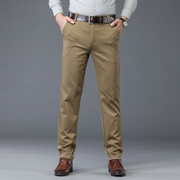 Pantalones Business Casual Rectos Holgados Versátiles