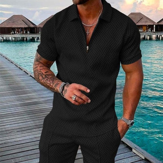 Conjunto Casual de Verano para Hombre: Playera y Shorts Cómodos