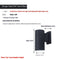 Golden Light Single Head Black 6 W