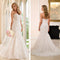 Vestido de Novia Corte Sirena con Encaje y Escote Tubo