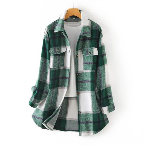 Abrigo Camisero Largo Casual para Mujer - Image 13