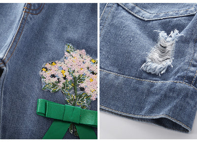 Chaqueta Denim con Solapa para Niñas - Cómoda y Versátil - Image 10