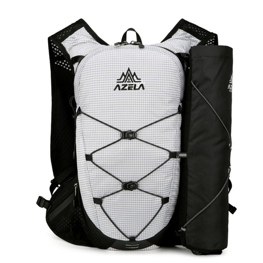 Mochila de Senderismo AZELA con Patrón Grid, Ligera y Transpirable para Trail Running y Camping