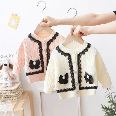 Cardigan Pullover Cuello Redondo con Detalle de Moño - Image 11