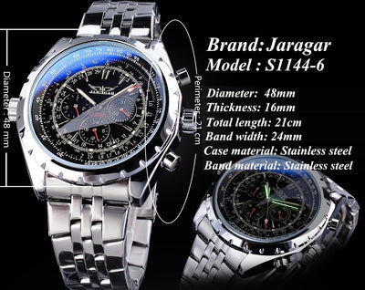 Reloj Mecánico Hueco de Gran Esfera Multifunción - Image 17