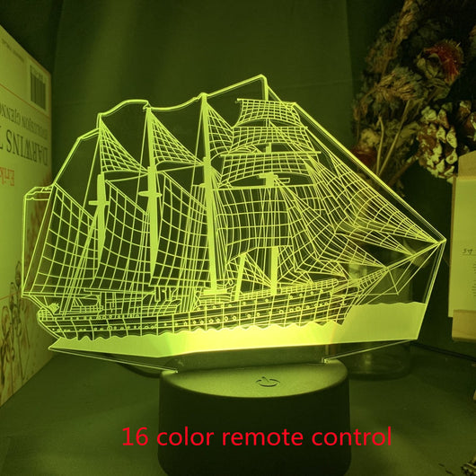 Lámpara 3D Holográfica Avión Personalizada - Luz Nocturna LED para Niños - Image 26