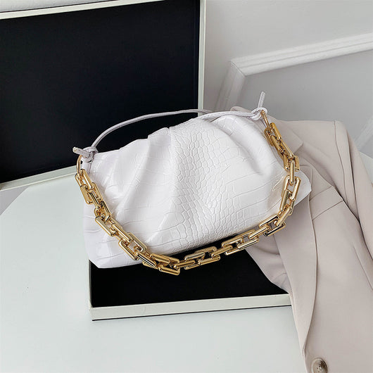 Bolsa Plisada Estampado Nubes - Image 6