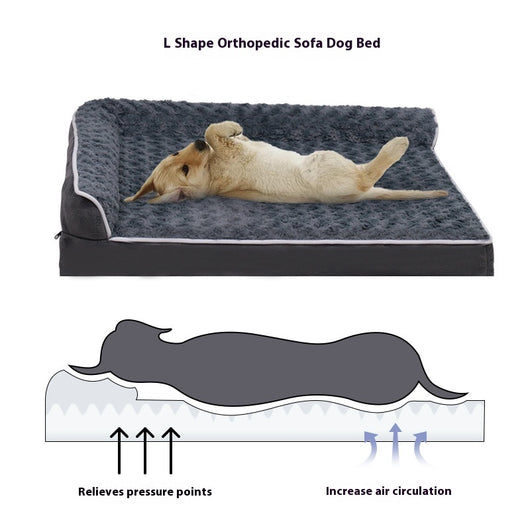 Sofá Cama para Mascotas con Funda Removible e Impermeable - Image 10