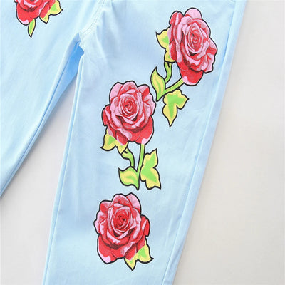 Conjunto Infantil Elegante: Blusa Roja Hombro Descubierto + Pantalón Rosa - Image 15