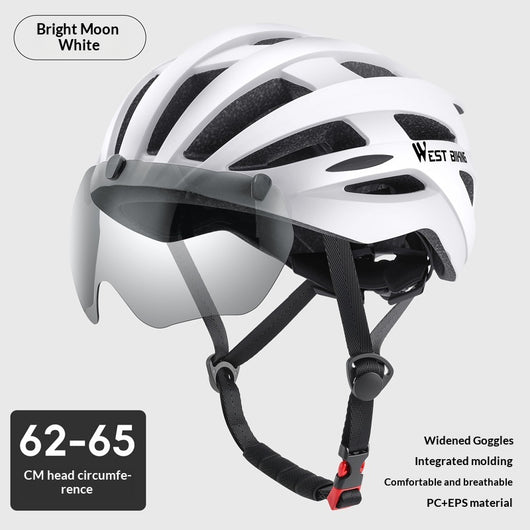 Casco de Bicicleta con Gafas Integradas de Protección Total - Image 5
