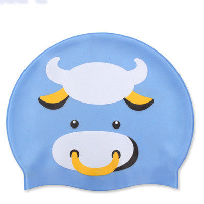 Gorro de Natación de Silicona para Niños con Dibujos Animados - Image 5