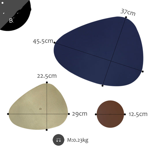 Posavasos de Cuero con Aislamiento Térmico Diseño Geométrico Nórdico - Image 10