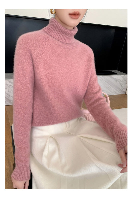 Suéter de Cachemira para Mujer con Cuello Alto Reforzado - Image 13