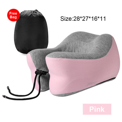 Almohada en U de Espuma Viscoelástica de Rebote Lento para Descanso en la Oficina - Image 6