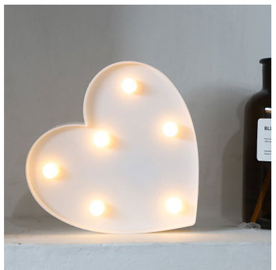 Letras y Números LED Luminosos para Decoración - Lámpara de Batería Romántica - Image 93