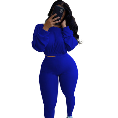 Conjunto Athleisure Acanalado para Mujer - Estilo Otoño - Image 15