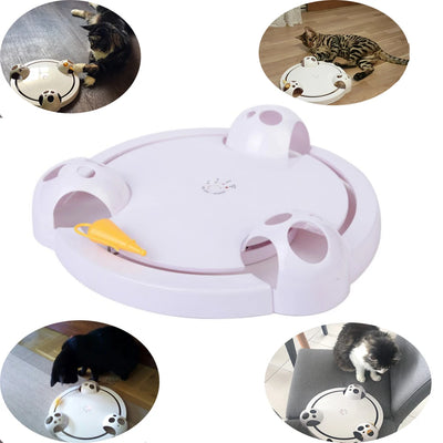 Carrusel Interactivo Eléctrico para Gatos - Juguete de Movimiento Continuo - Image 6