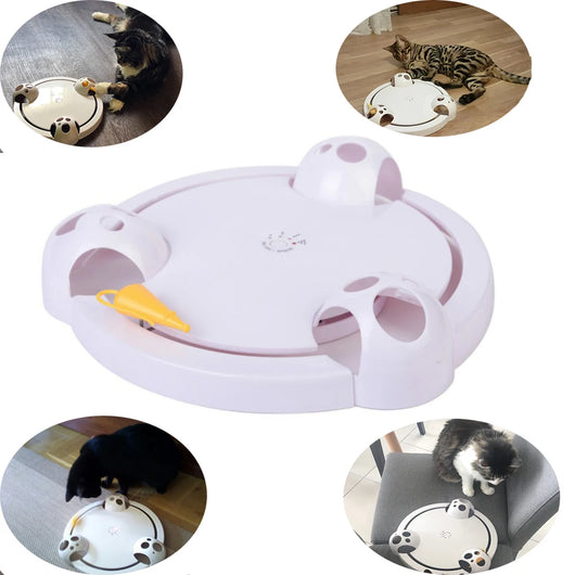 Carrusel Interactivo Eléctrico para Gatos - Juguete de Movimiento Continuo - Image 6