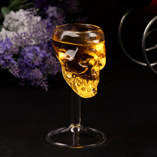 Decantador Calavera de Cristal para Cerveza y Vino - Image 2