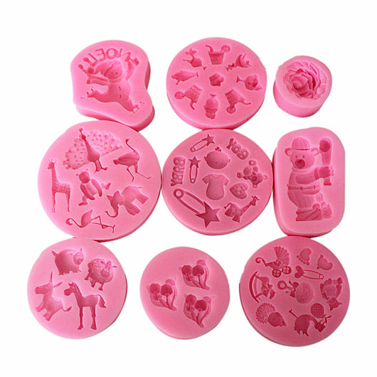 Kit Herramientas Fondant Copo de Nieve para Decorar Pasteles - Image 2