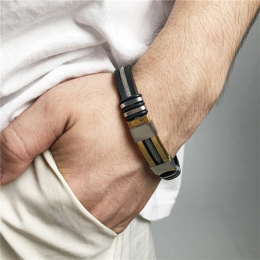 Reloj con Pulsera de Acero Inoxidable y Cuentas - Image 6