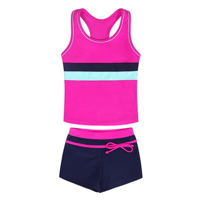 Traje de Baño Deportivo para Niñas con Protector de Pecho - Image 3