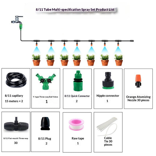 Sistema de Riego Automático DIY con Múltiples Boquillas de Aspersión - Image 9