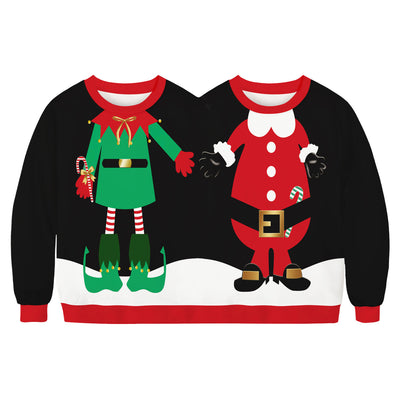 Pijama Navideño 3D para Parejas con Estampado Digital - Image 26