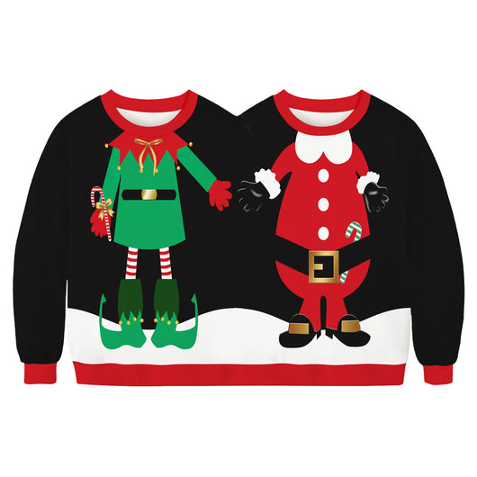 Pijama Navideño 3D para Parejas con Estampado Digital - Image 26